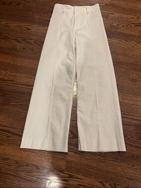 Zara Wide Leg White Jean Size 4 NWOT